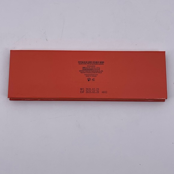 Touch in Sol Fill Up Orange Eye Shadow Palette 9 Colors Mirrored Compact - Picture 6 of 6